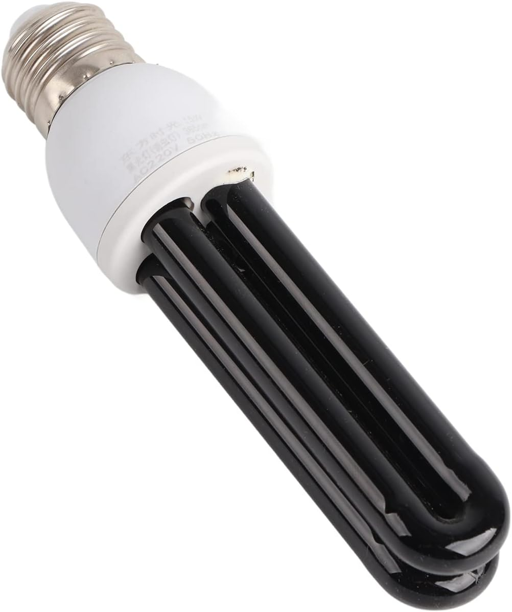 Ultraviolet Fluorescent Black Light, 463Nm UVA Control Light Easy Installation E27 for (Assorted Color) image number 6