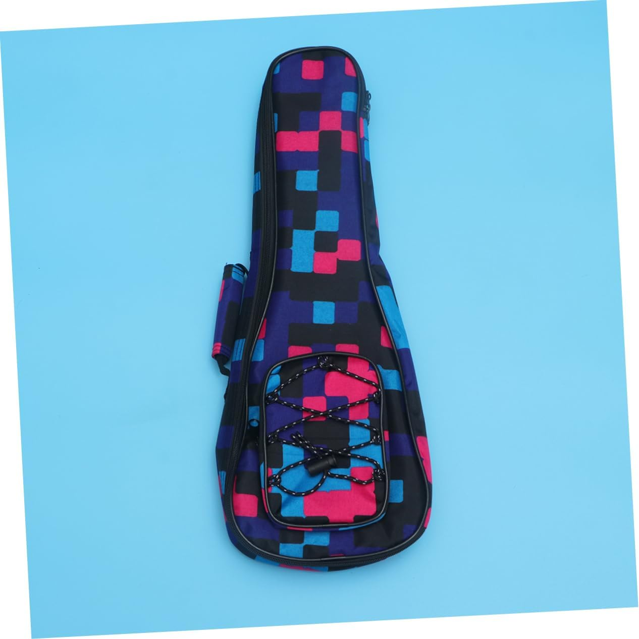 ERINGOGO Ukulele Carry Bag Ukulele Case Tote Bag Backpack Ukulele Bag Travelling Backpack Backpacks Ukulele Shoulder Bag Ukulele Storage Bag Ukulele Backpack Red image number 6