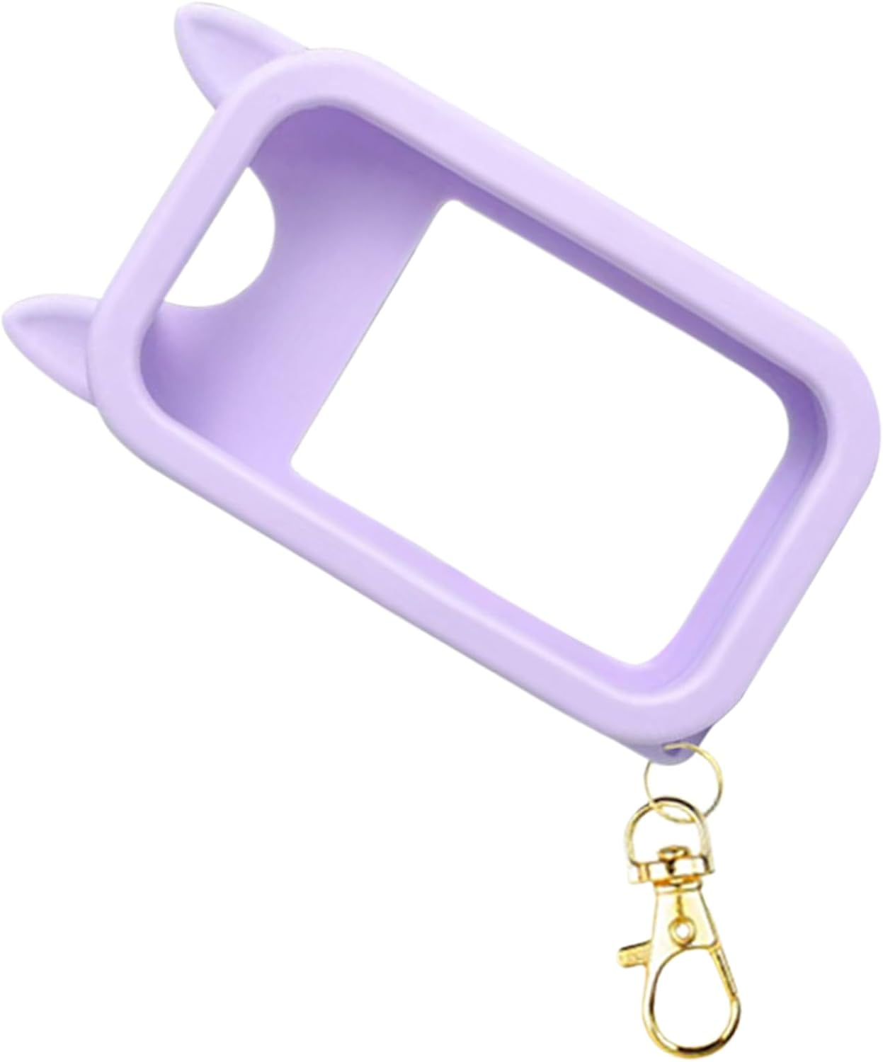 Veasbuu Hand Mist Spray Case - Cute Ears Silicone Bag Accessory,Travel Size Holder Case with Keychain,For Men Outdoor Travel Trip Car Beach Park Workplace School Mall Public