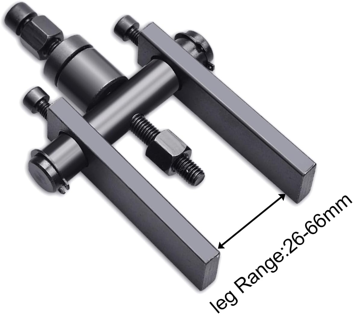 Lainkeen 10 Piece Motorcycle Blind Internal Inner Insert inside Bearing Extractor Puller Tool Kit Motorcycle Inner Bearing Removal Tool Set 8-25MM image number 2