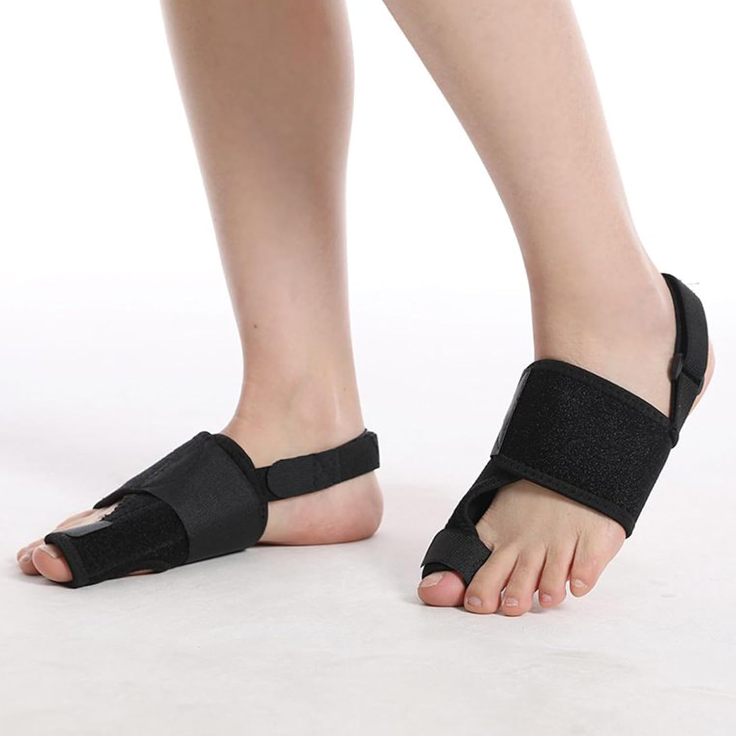 DAWCBVJQ Big Toe Straightener,2 Piece Adjustable Toe Corrector - Correction Separators Ergonomic Breathable Protector for Yoga Pedicure Men image number 4