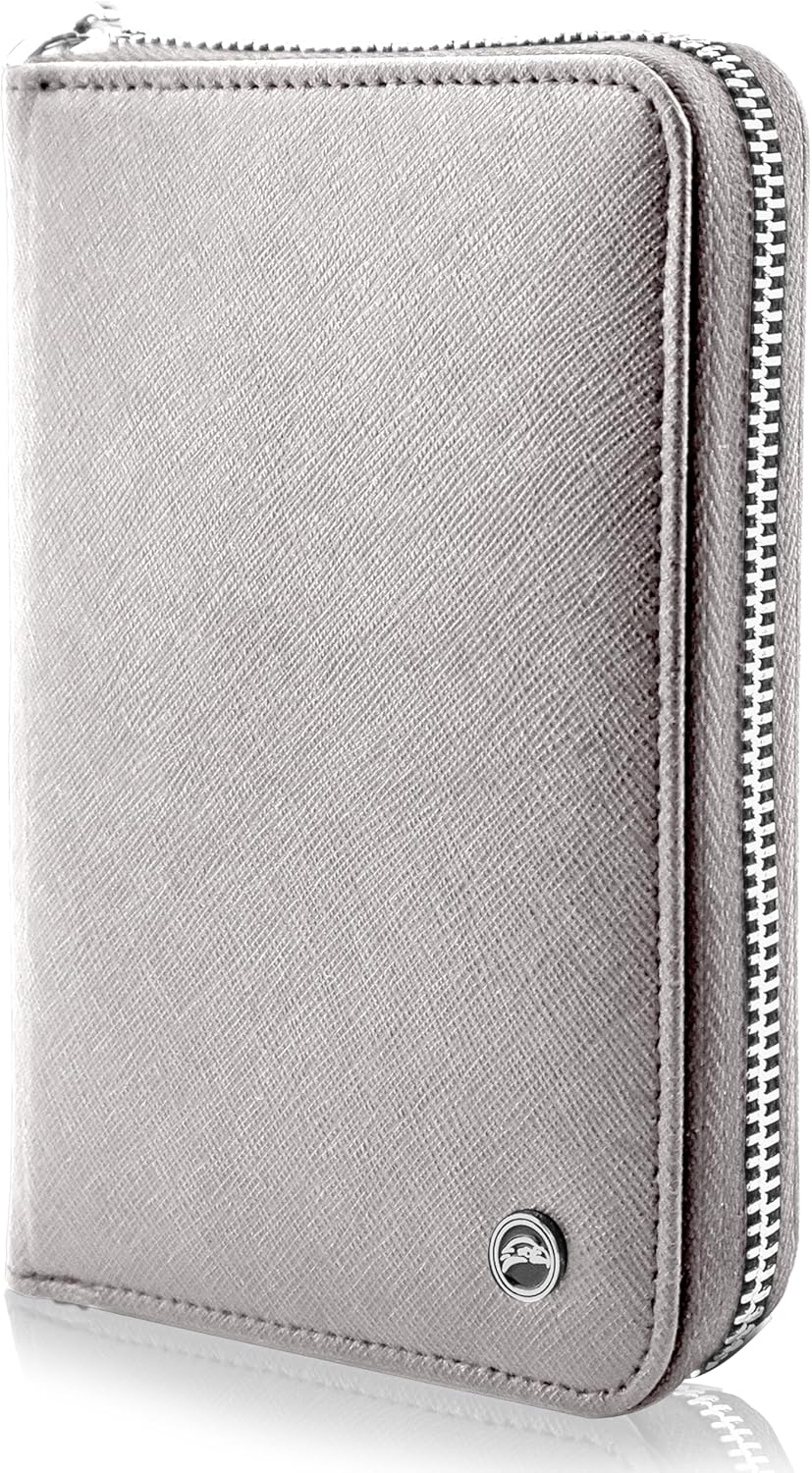 2 Passport Wallet (Black), Black, Modern image number 4