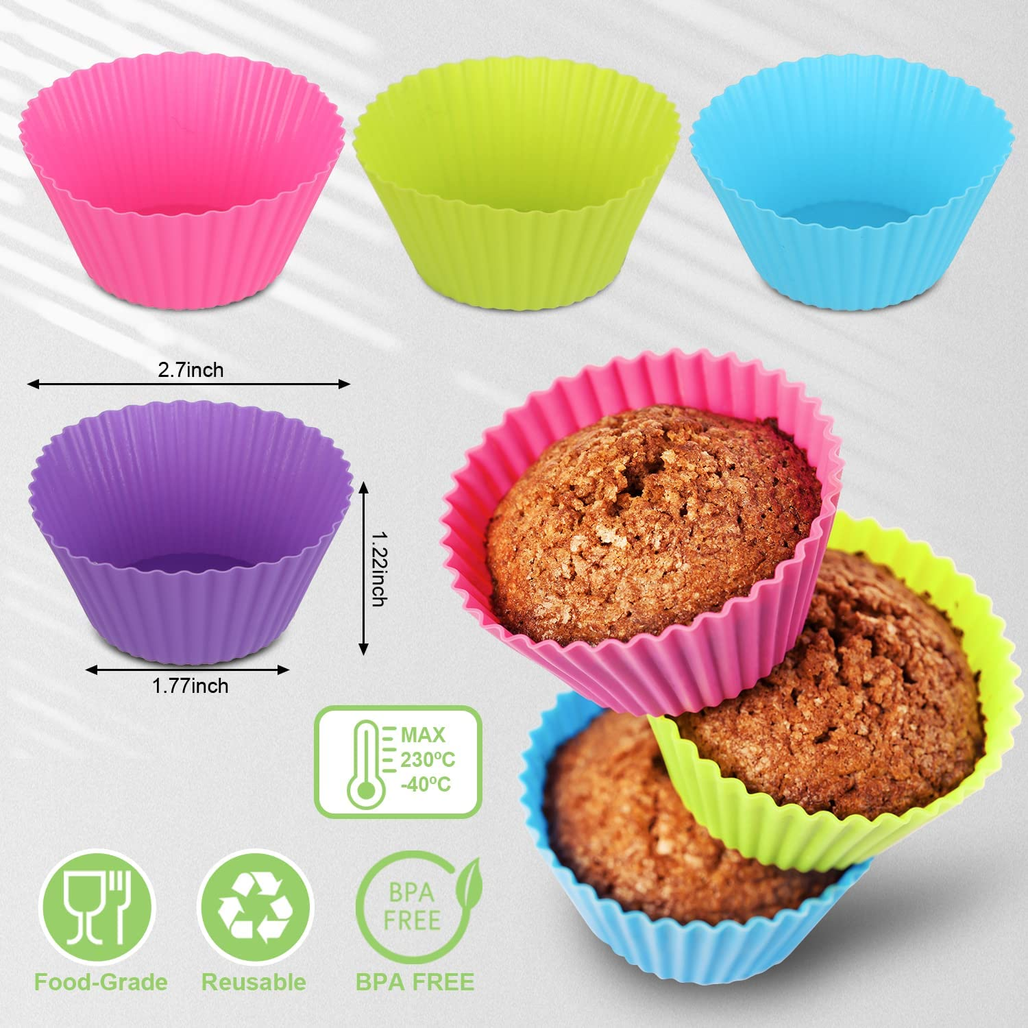 Mamix Bento Lunch Box Adult Lunch Box, Lunch Box Kids, Food Containers for Adults/Kids/Students, 1300ML-4 Compartment Bento Lunch Box (Pink) - Bright Blue image number 5