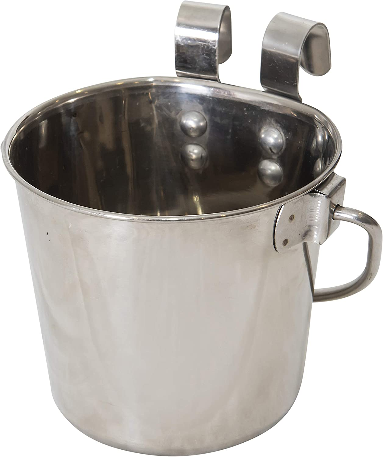 Superior Flat Sided Bucket with Hooks 3.8L