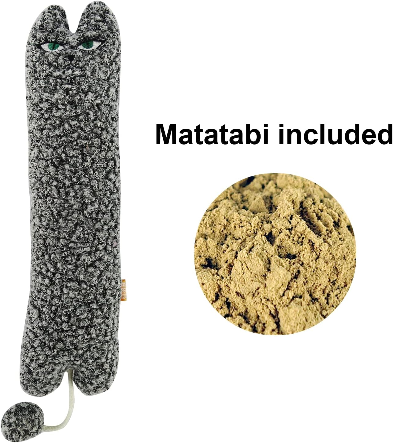 Ttcat Catnip Silvervine Matatabi Pillow for Cats & Kittens,Cat Toy for Indoor Cats, Large Size Cat Pillow (Grey)&hellip; - Grey image number 6