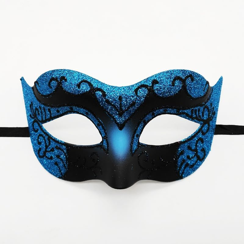 Masquerade Mask for Women Men Couple Venetian Masks Shinny Mask for Halloween Costume Mardi Gras Party Ball Prom image number 1