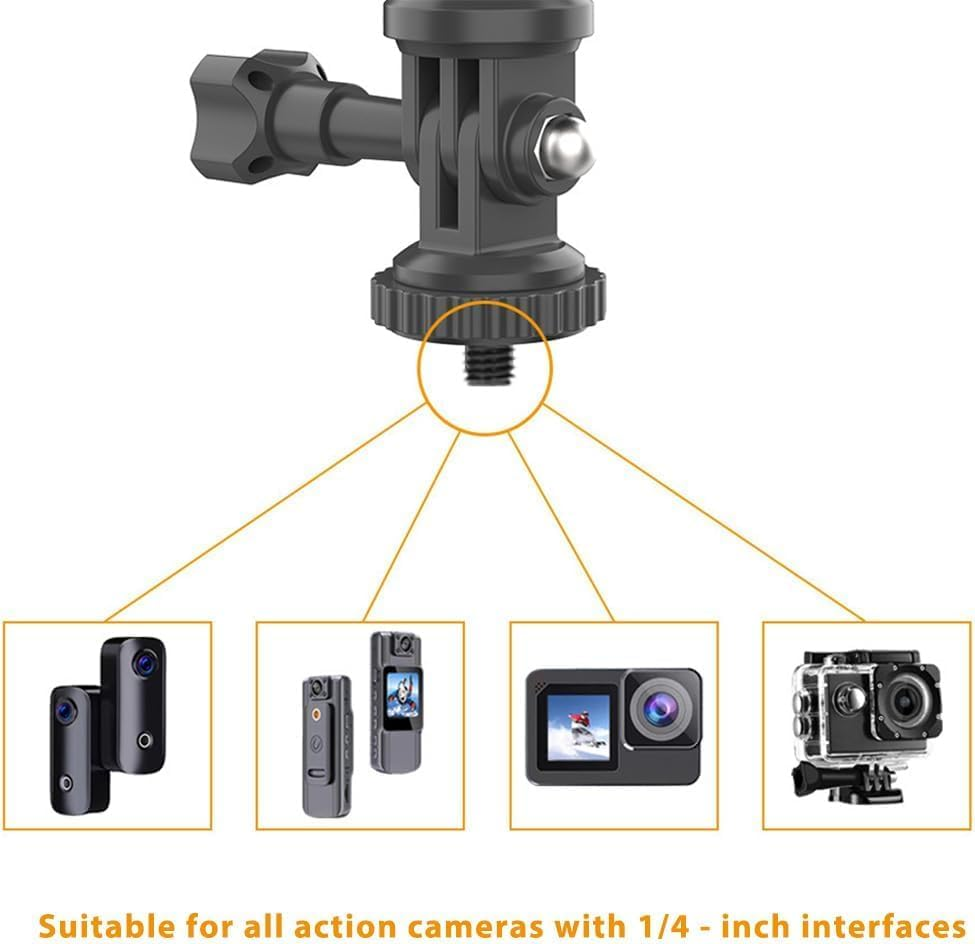 Car Sun Visor Clip Mount Compatible with Gopro Hero 13 12 11 10 9 8 7 6 5 Session Insta360 Osmo Action and Most Action Camera image number 3