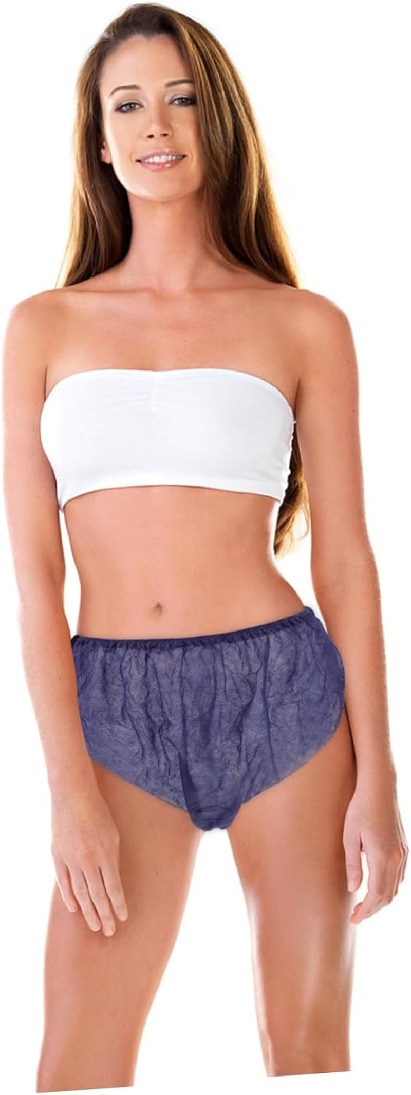 Sosoport 25Pcs Women Disposable Spa Panties Simple Panties for Postpartum Travel Spa Sessions Dark Blue image number 3