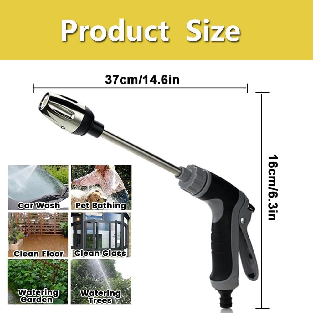 Pressure Washer, Turbowasher, Power High-Pressure Cleaner for Every Garden Hose, My Garden Friend Pressure Washer, Turbowasher for Garden Hose, Jet Nozzle High Pressure Hose Nozzle for Car Washing image number 5