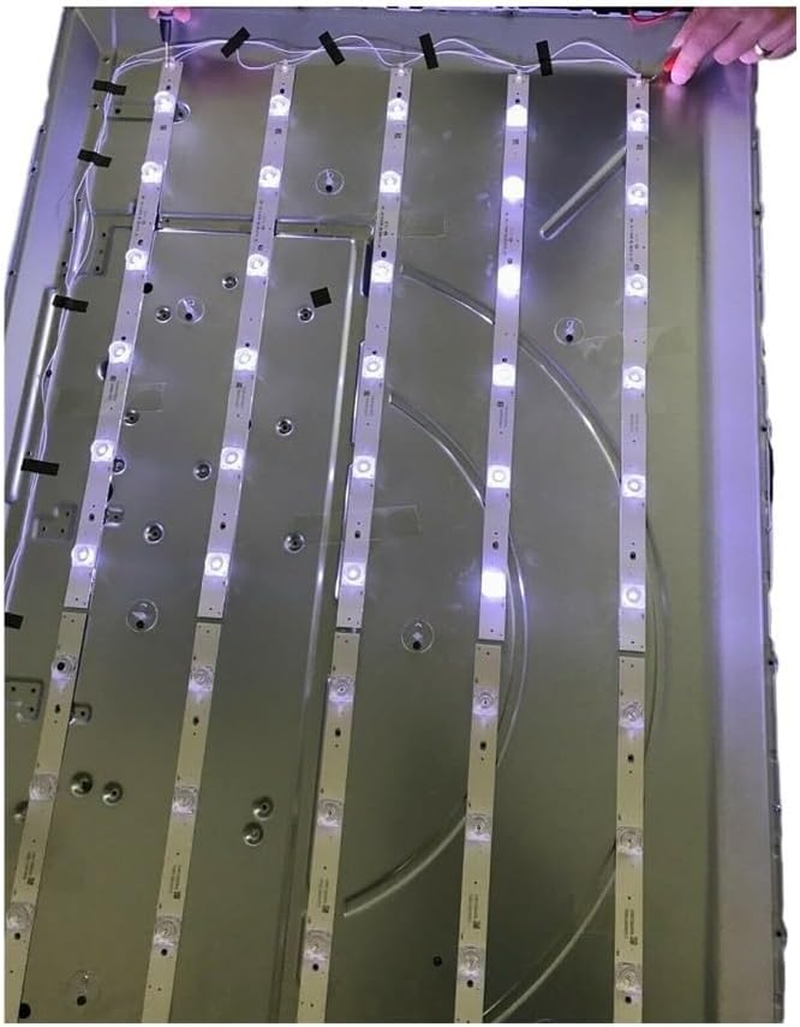 LED Strip Fit for Sharp LC-49CFG6452E LC-49UI8872ES LC-49CUF8462ES 49CUG8362KS LC-49CUF8372ES LC-49CUF8472ES RF-AJ490E30-0601S-07 A0(Kit 10Pcs for 1 TV) image number 3