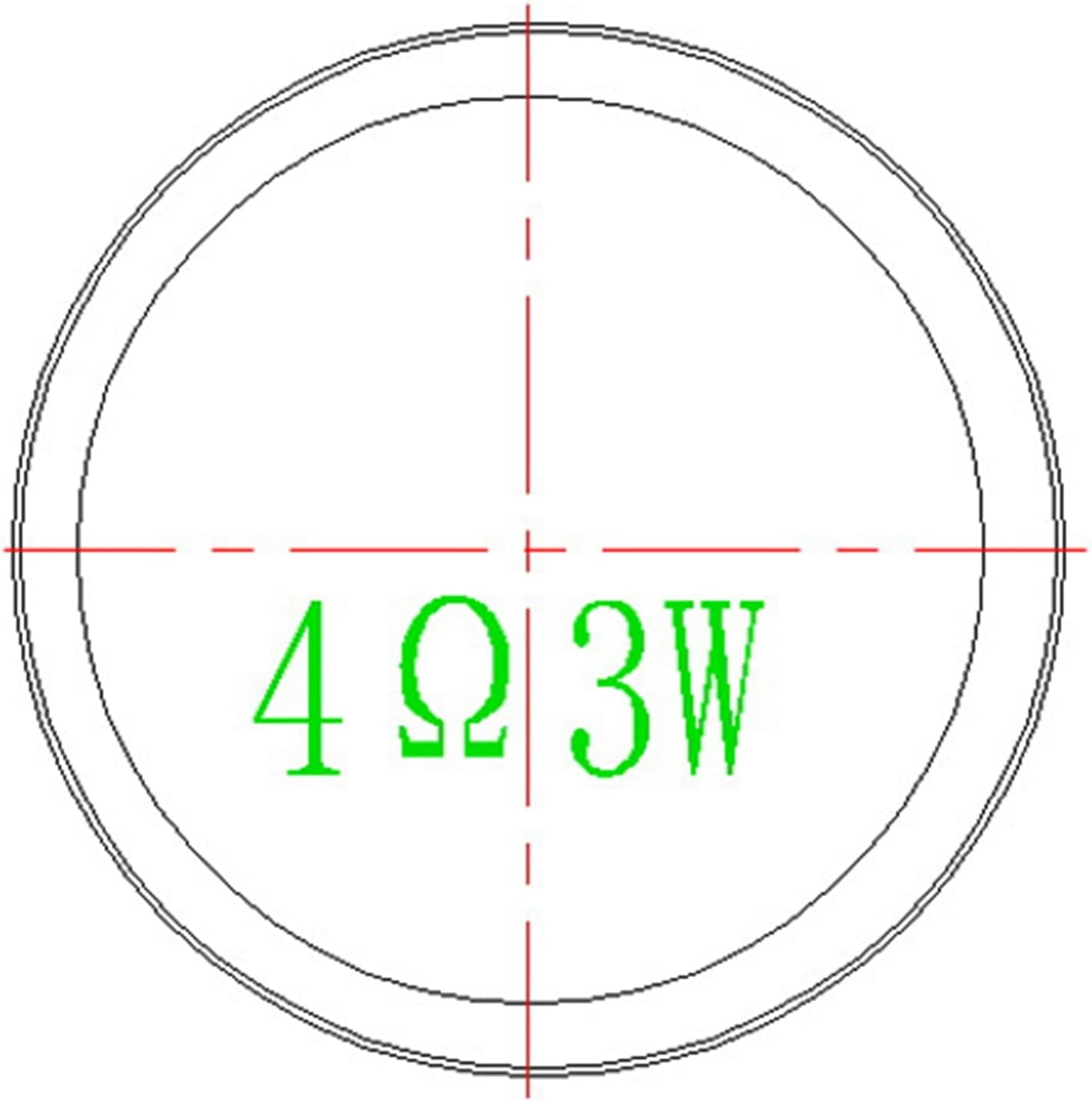 ISTOVO 4PCS 1.5 Inch Audio Speaker 4&Omega; 3W 40Mm Bass Multimedia Loudspeaker DIY Sound Mini Speaker for Home Theater image number 5