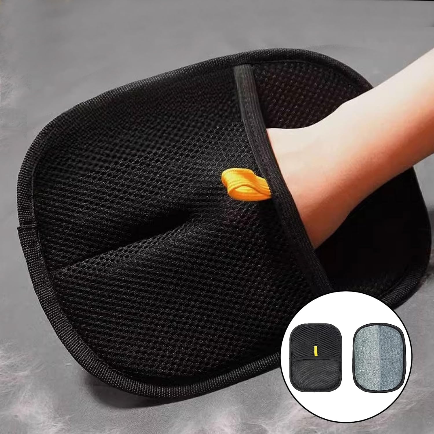 Mniimaluxe Pack of 2 Hair Removal Gloves for Breeding Animals, Pet Hair Remover Glove, Fur Magnetic Glove, Paw Moon, Pet Hair Remover Glove, Cat Hair Remover Glove image number 4