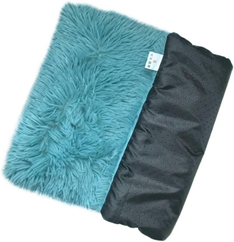 Dog Bed Cat House Pet House Pet Bed Washable Dog Crate Mattress Calming Fluffy Anxiety Dog Beds Deluxe Plush Dog Mat with Slip Bottom Dog House Cat Bed Pet Nest (Color : A, Size : 60 * 40 * 3Cm)