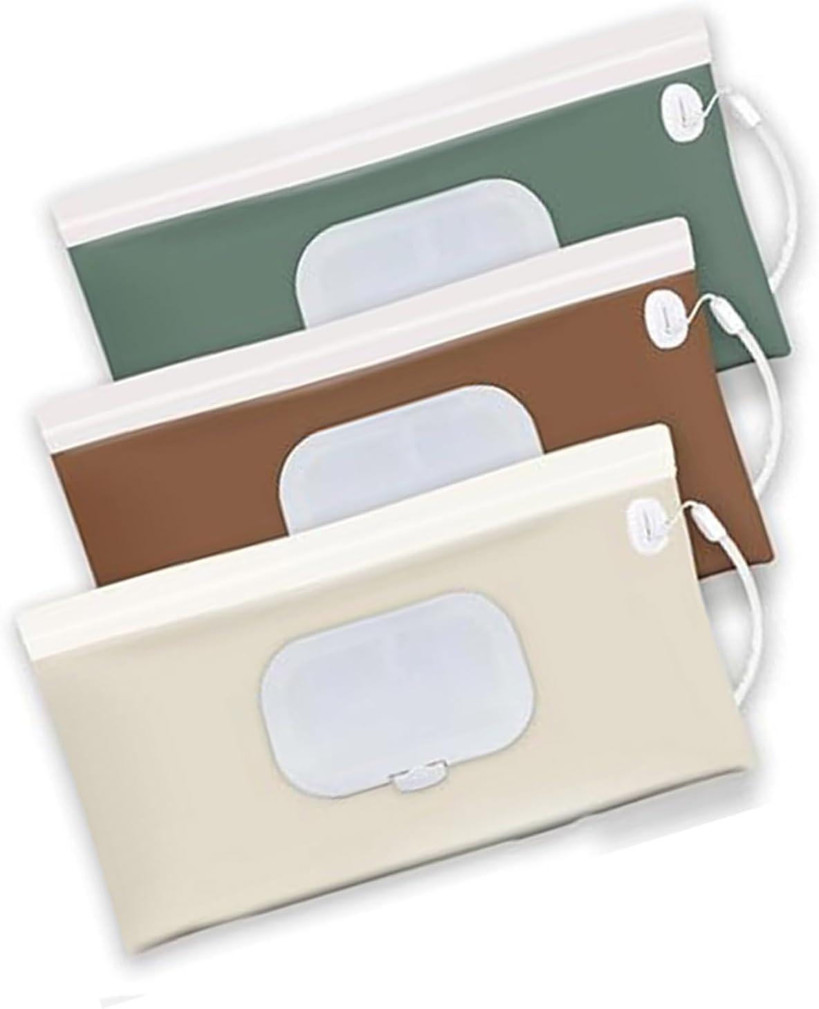3 Pack Wet Wipe Pouch Wipe Dispenser, Travel Wipes Case Refillable Wet Wipe Bag Travel Wipes Dispenser Wipe Pouches,Portable Refillable Wipe Holder Wipes Container Travel Wipes Case Wipes Dispenser