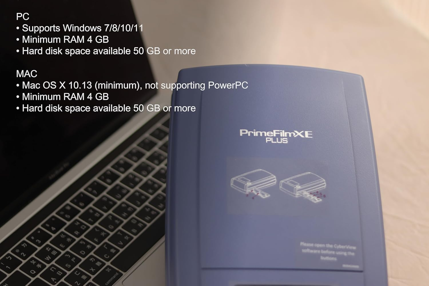 Pacific Image Primefilm XE plus Manual Film Scanner.35Mm Film and Negative Scanners. 10000 Dpi/48-Bit Output. 3.9 Dynamic Range. Support Mac and Windows