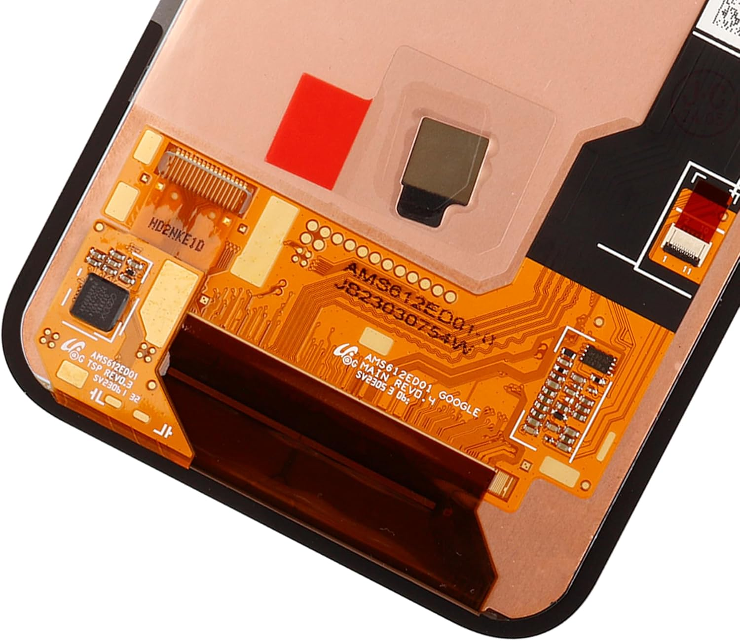 OLED Display Compatible with Google Pixel 8A 6.1 Inch LCD Display Touchscreen Digitizer Assembly with Repair Tools Kit, with Fingerprint image number 4