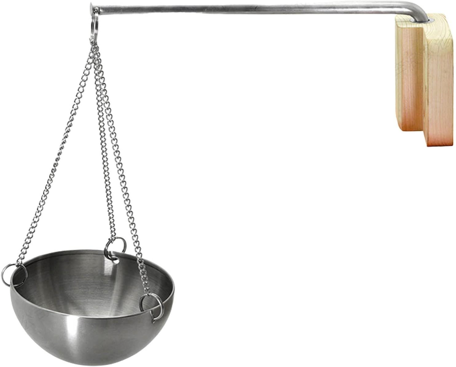 2 Sauna Oil Cup | Stainless Steel Sauna Oil Cup with Chain,Sauna Aromatherapy Oil Holder Oil Fragrance Diffuser Bowl for Sauna and Spa Zankie image number 5