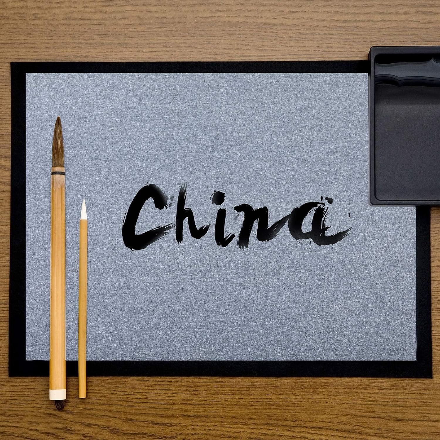 Dianelhall 6 Pieces Water Drawing Writing Cloth Reusable Water Paper Chinese Calligraphy Mat for Students Chinese Calligraphy Practice, 17 X 13 Inches/ 43 X 33 Cm image number 6