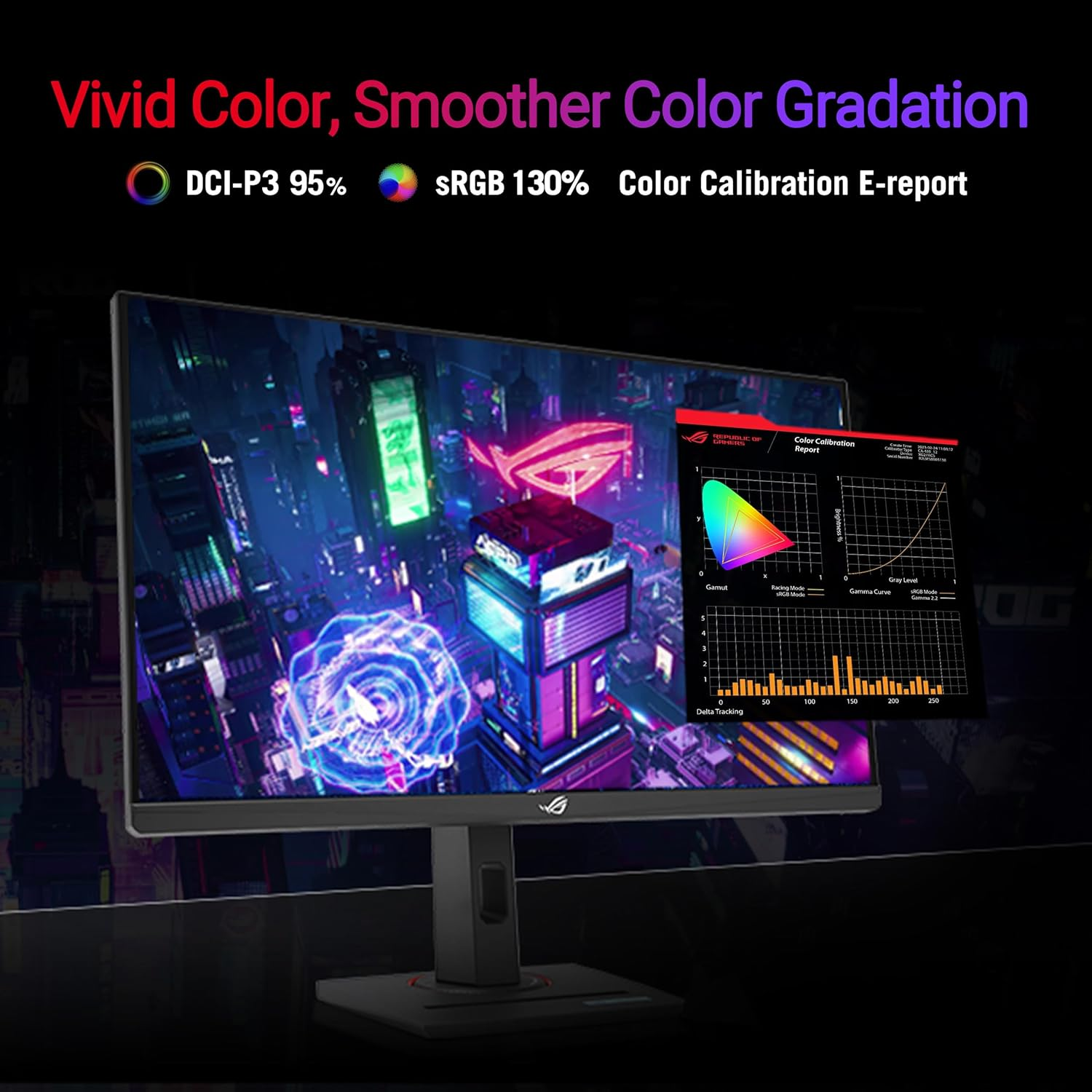 ASUS ROG Strix XG27UCG Gaming Monitor &ndash; 27-Inch 3840X2160, Dual Mode (4K 160Hz or FHD 320Hz), 1Ms (GTG), Fast IPS, ELMB Sync, G-Sync Compatible (Processing), Displaywidget Center, Aura Sync image number 2