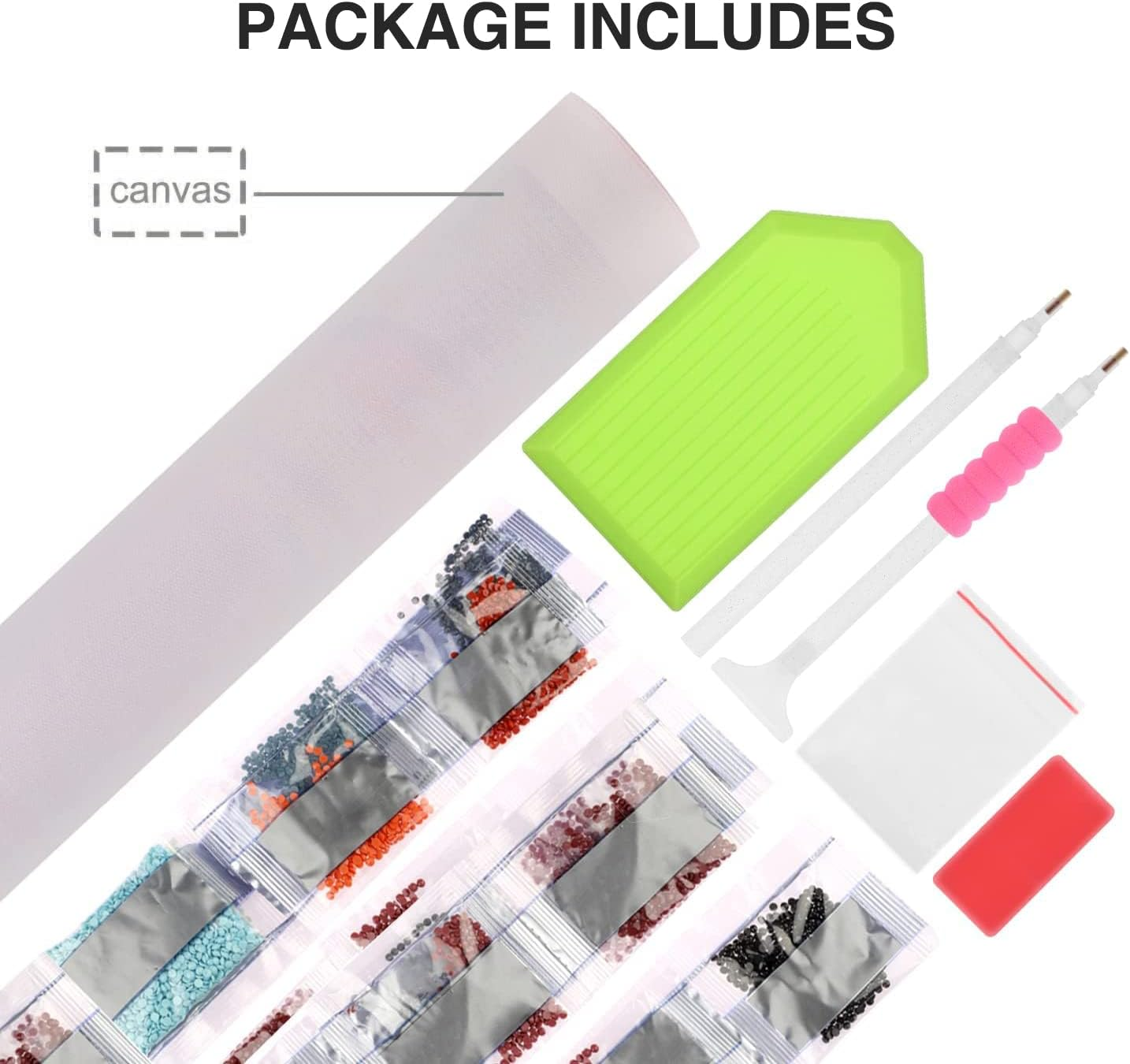 NAIMOER Diamond Painting Kits for Adults, DIY 5D Full Drill round Diamond Art Beach Sunset Heart Crystal Diamond Art for Home Wall Decor (Diamond Painting 12X16 Inch) - Love, Lighthouse image number 3