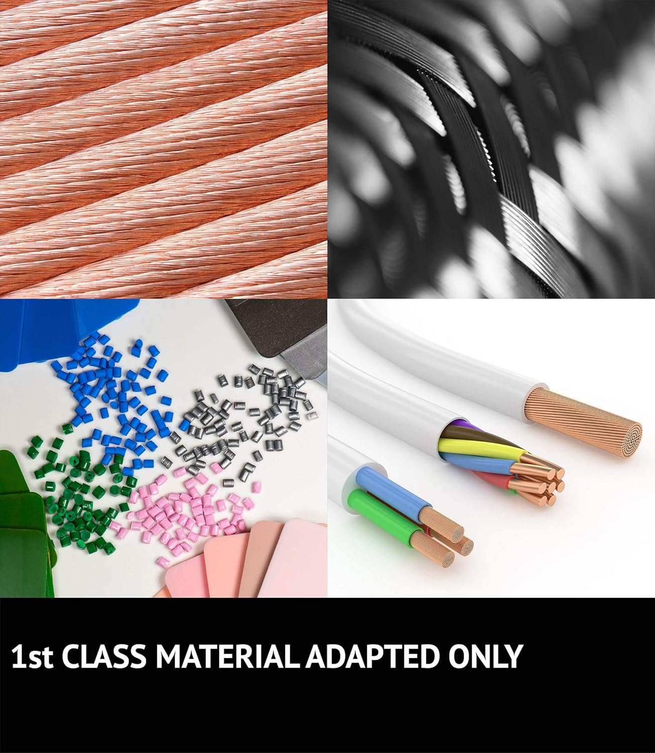 JAVEX 12-Gauge AWG Audio Speaker Wire (250 FT), [OFC Oxygen-Free Copper] Thin Flat Cable for Automotive Car Stereo Audio, HI-FI Stereo, Home Theater, Blue/Black