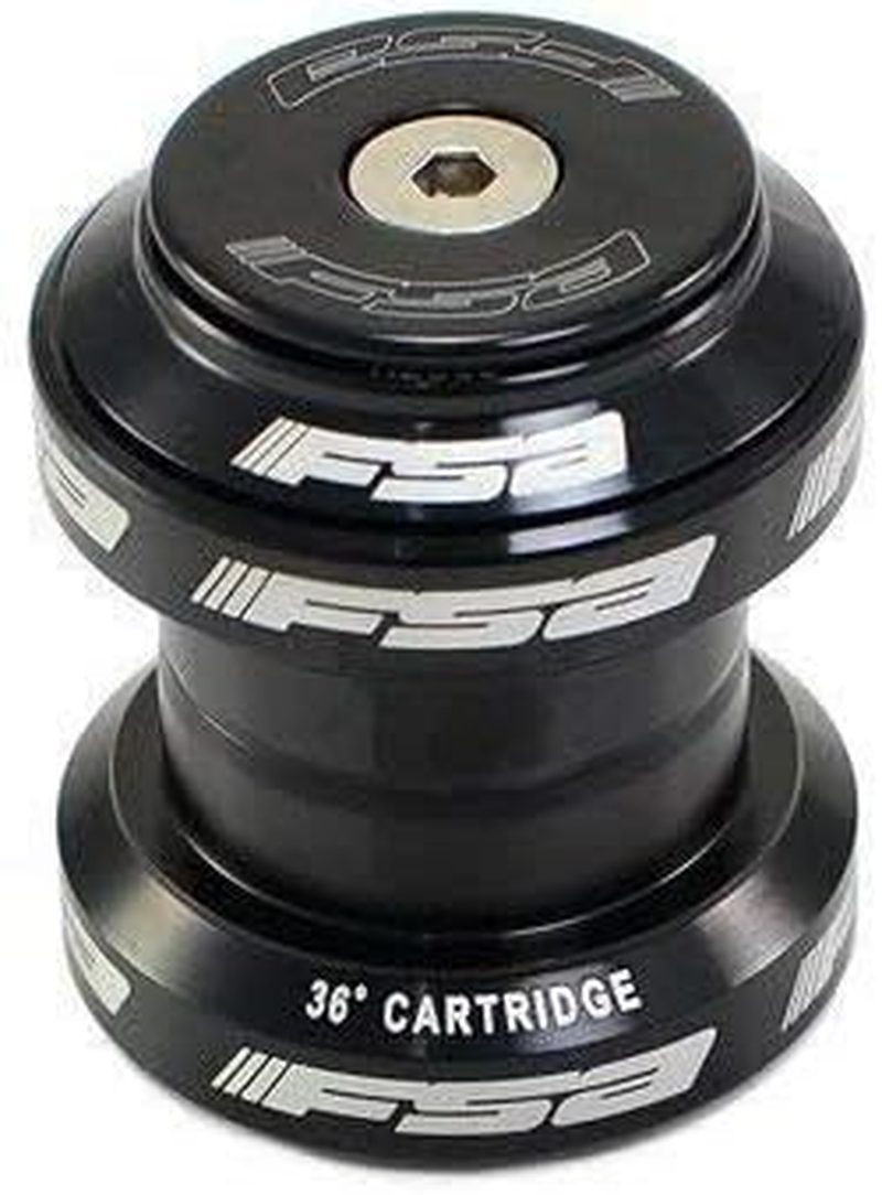 FSA Orbit MX 1-1/8 Inches Threadless MTB Road Headset with Top Cap, Black, XTE1504 image number 3