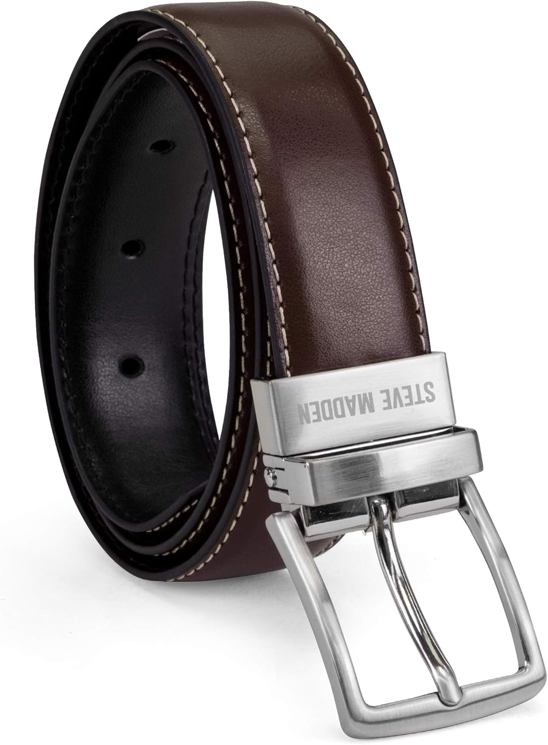 Steve Madden Boys' Big Reversible Belt for Kids