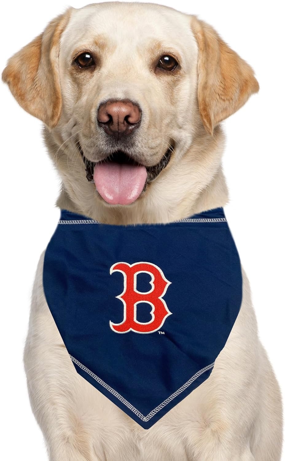 Pets First MLB Boston RED SOX TIE Bandana, Large/X-Large. Dog Bandana Scarf Bib for Pet Cat Dog. the Ultimate Game-Day, Party Bandanna (RSX-3550-L-XL) image number 3