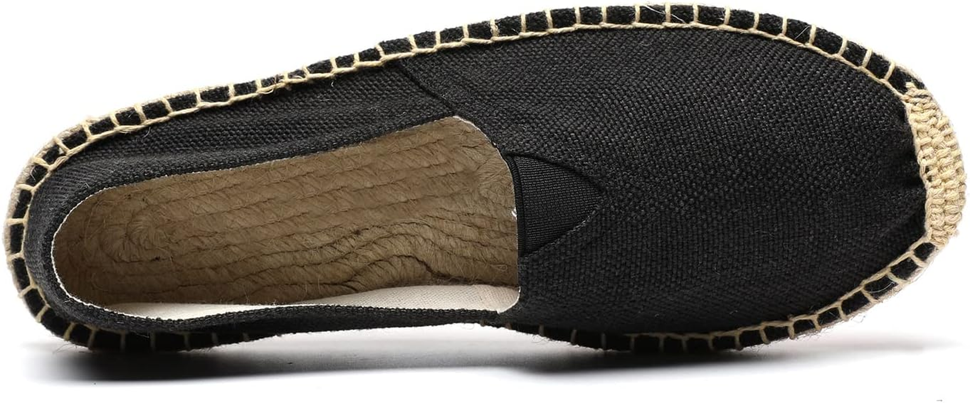 Mintzice Men'S Solid Comfortable Slip on Canvas Espadrilles Flat image number 2