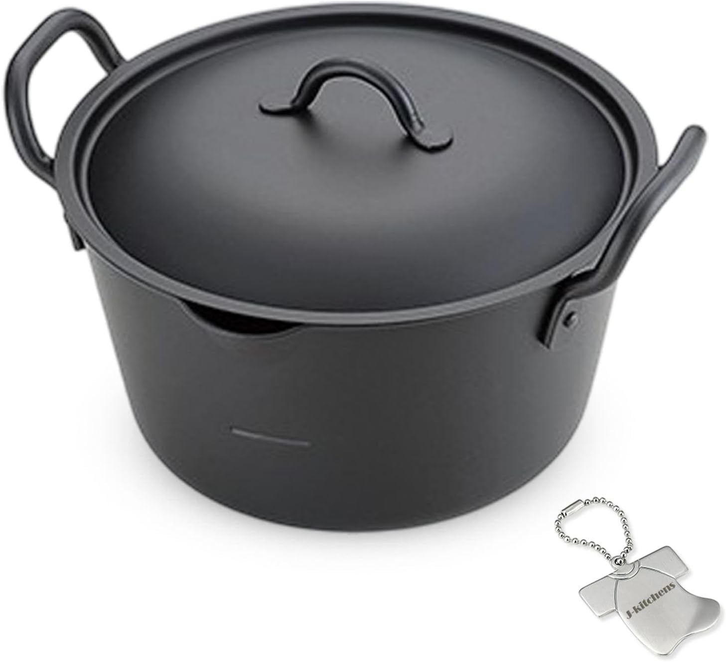 J-Kitchens Deep Frying Pot, Deep Fryer, 7.9 Inches (20 Cm), Induction Compatible, Gas, Made in Japan, Original Kankiri-Kun T Included image number 2