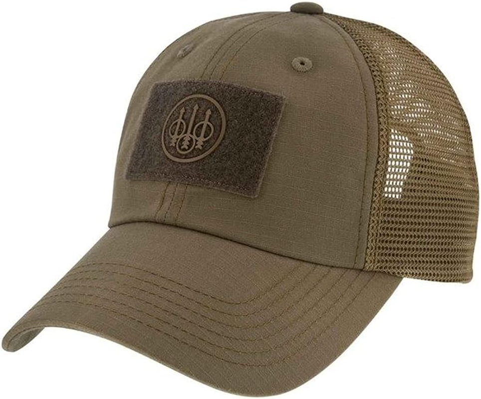 Beretta Men'S Hunting Outdoor Casual Mesh Back Adjustable Tac Patch Trident Hat