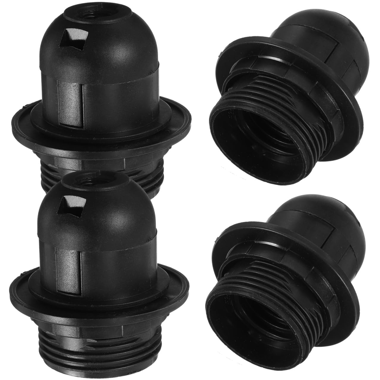 4Pcs Desk Lamp Holder Bulb Socket Light Fixture Parts Light Repair Bulb Holder E 27 Making Base Parts for Home DIY Kit image number 5
