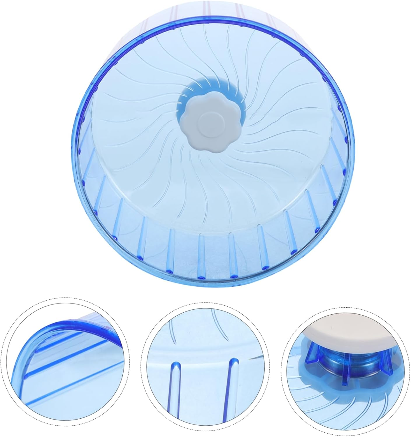 Gatuida Silent Running Wheel Hamster Exercise Wheel for Hedgehog Chinchilla Guinea Pig Double Bearings