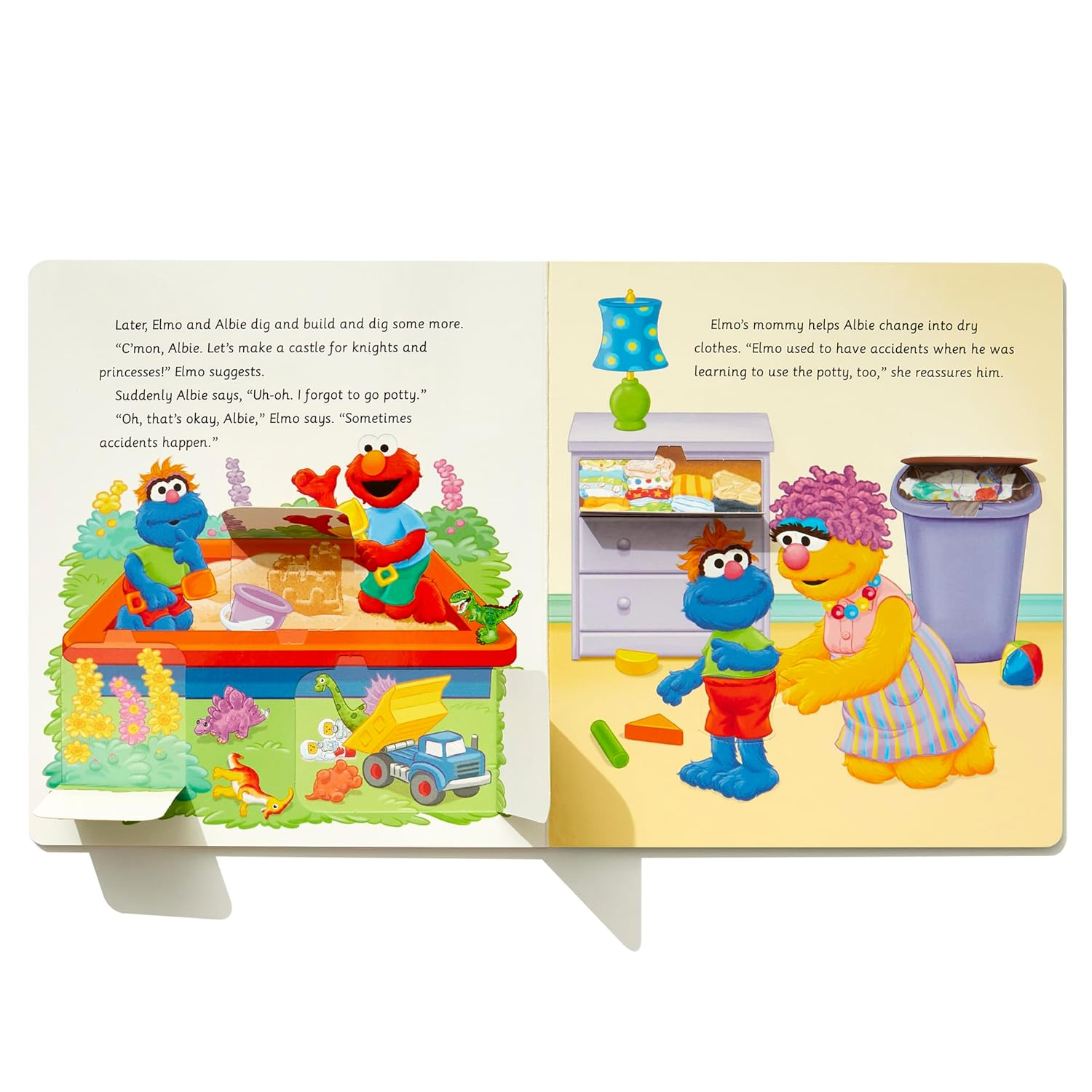 P Is for Potty! (Sesame Street) (Lift-The-Flap) image number 3