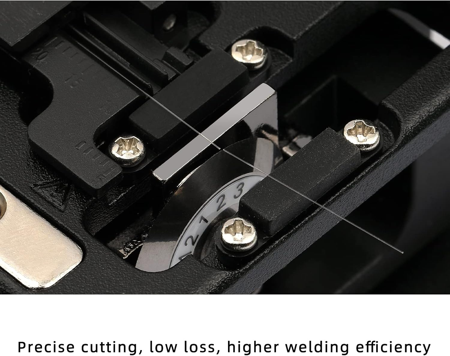 Fiber Cleaver FTTH Fiber Optic Tools High Precision SKL-6C Cable Cutting Fiber Optic Knife Tools Fiber Cleavers 16 Surface Blade image number 5