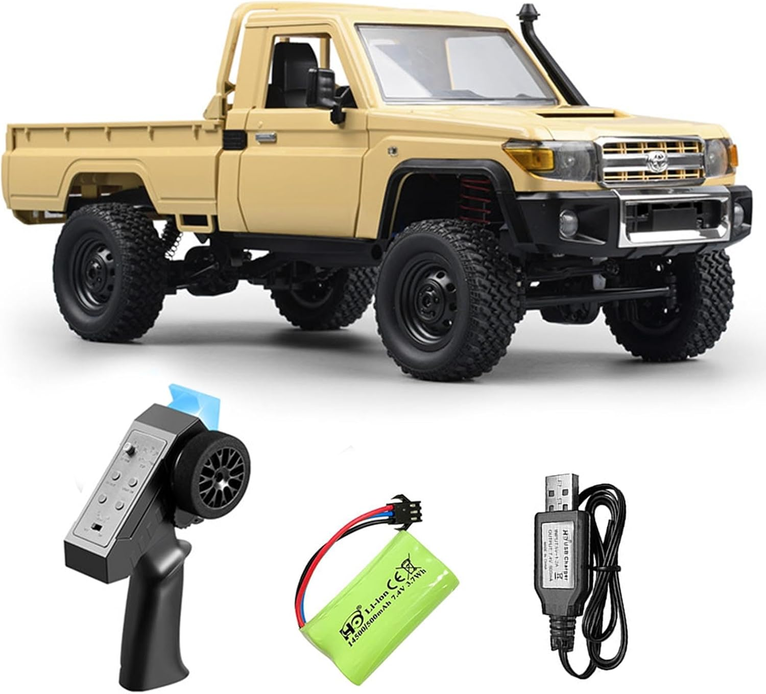 RC Rock Crawler RC Truck, 4X4 LC79 Off-Road Remote Control Car,1/12 Scale with 2.4Ghz,280 Brushed Motor,Proportional Throttle Steering,Rtr All-Terrain Hobby Toy for Adults (Red 1Battery)