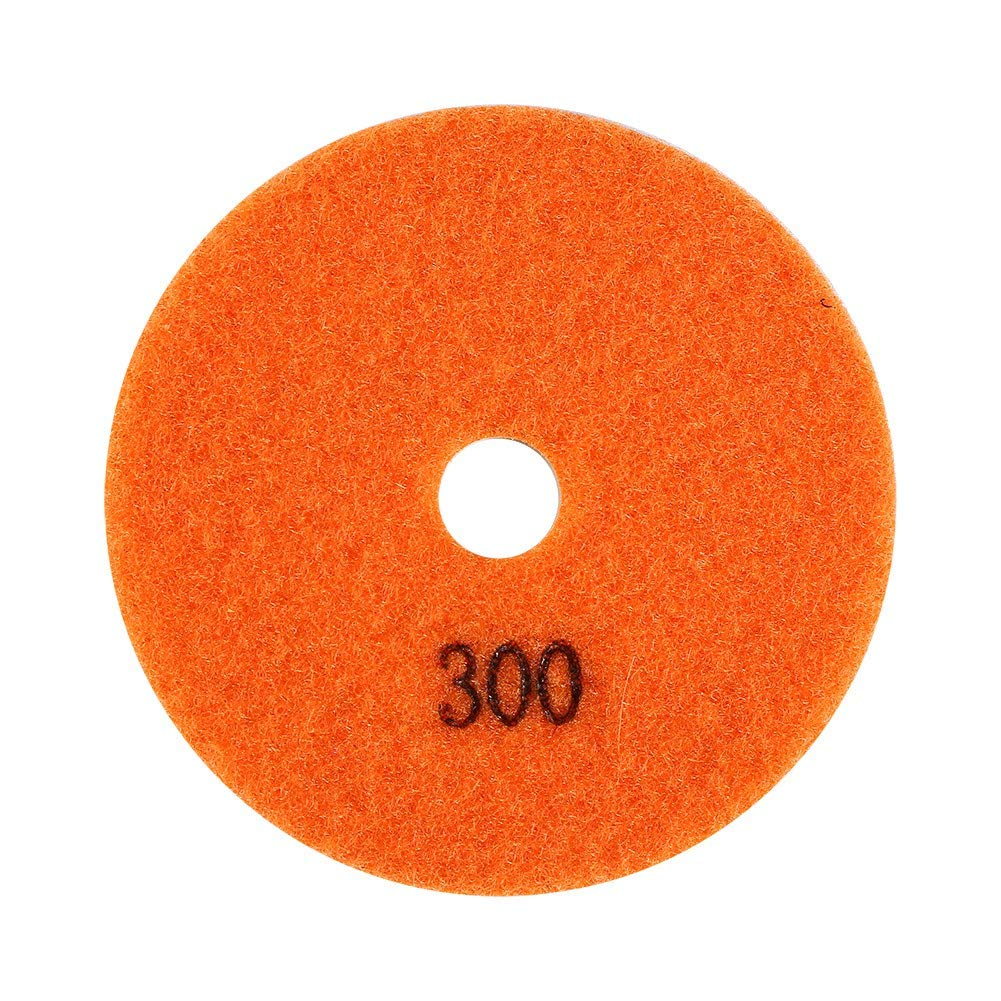 Polishing Pads One Set Diamond Wet Dry Polishing Pads Disc for Granite Marble Concrete Stone 4 Inch image number 1