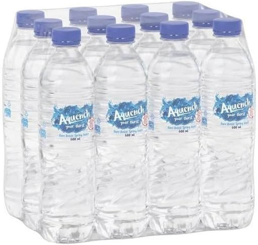 Aquench Spring Water 600 Ml (Pack of 12)