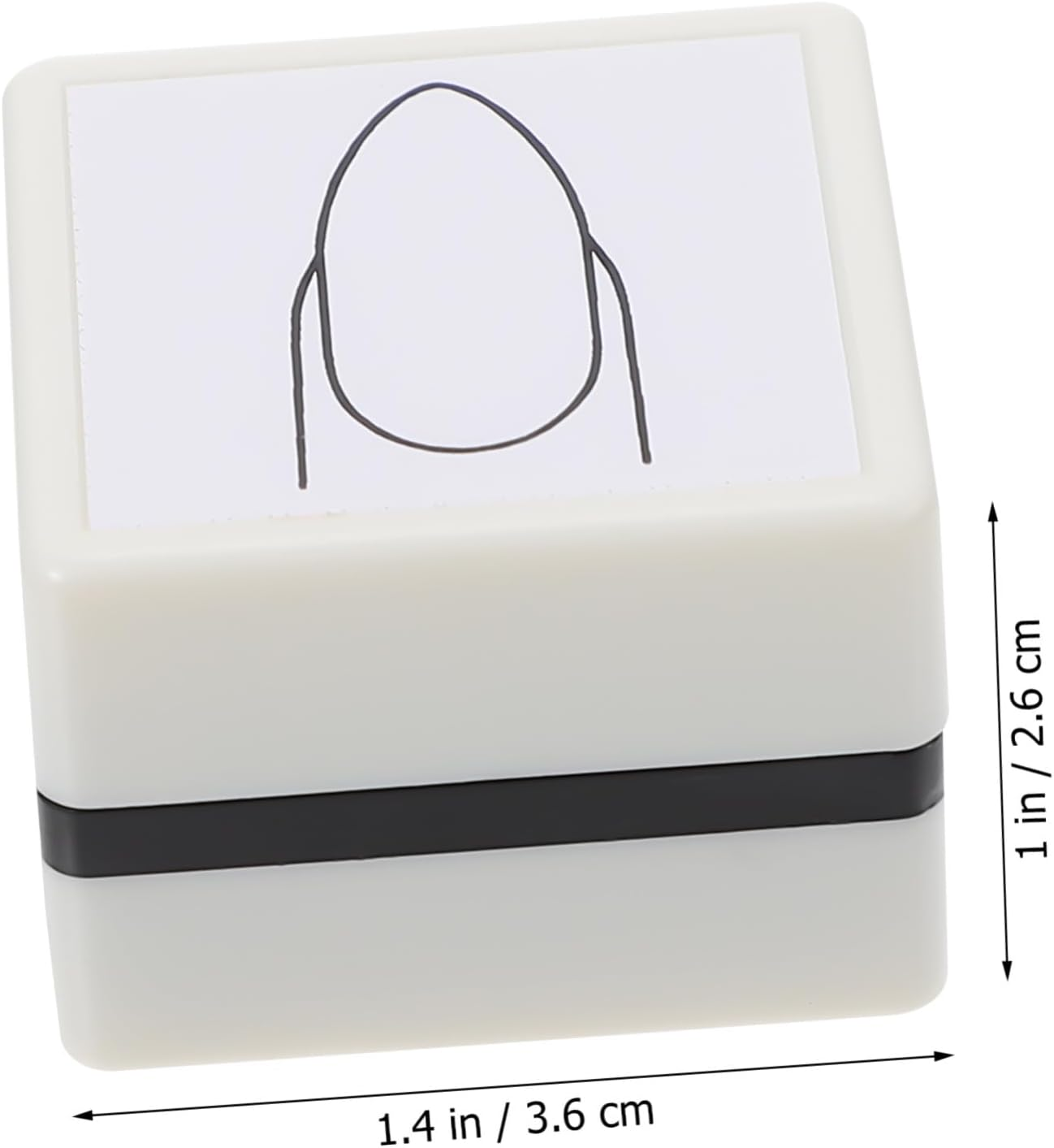 CALLARON Manicure Practice Stamper for Nail Art Painting Compact Salon Nail Painting Tool Smooth Surface Easy to Clean Training image number 5