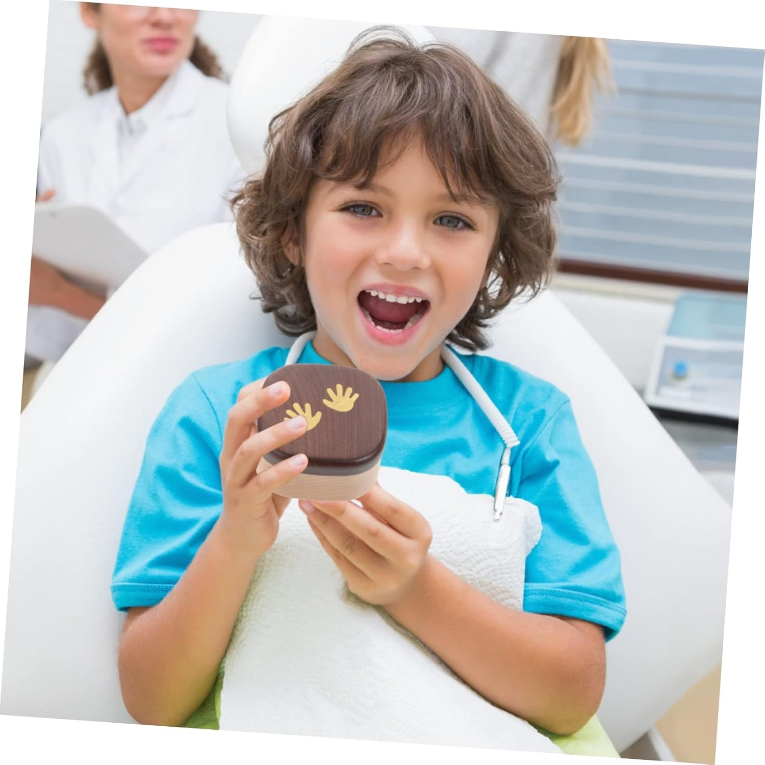 Abaodam Essentials for Newborn Tooth Keepsake Box Lanugo Collection Box Tooth Holder image number 2