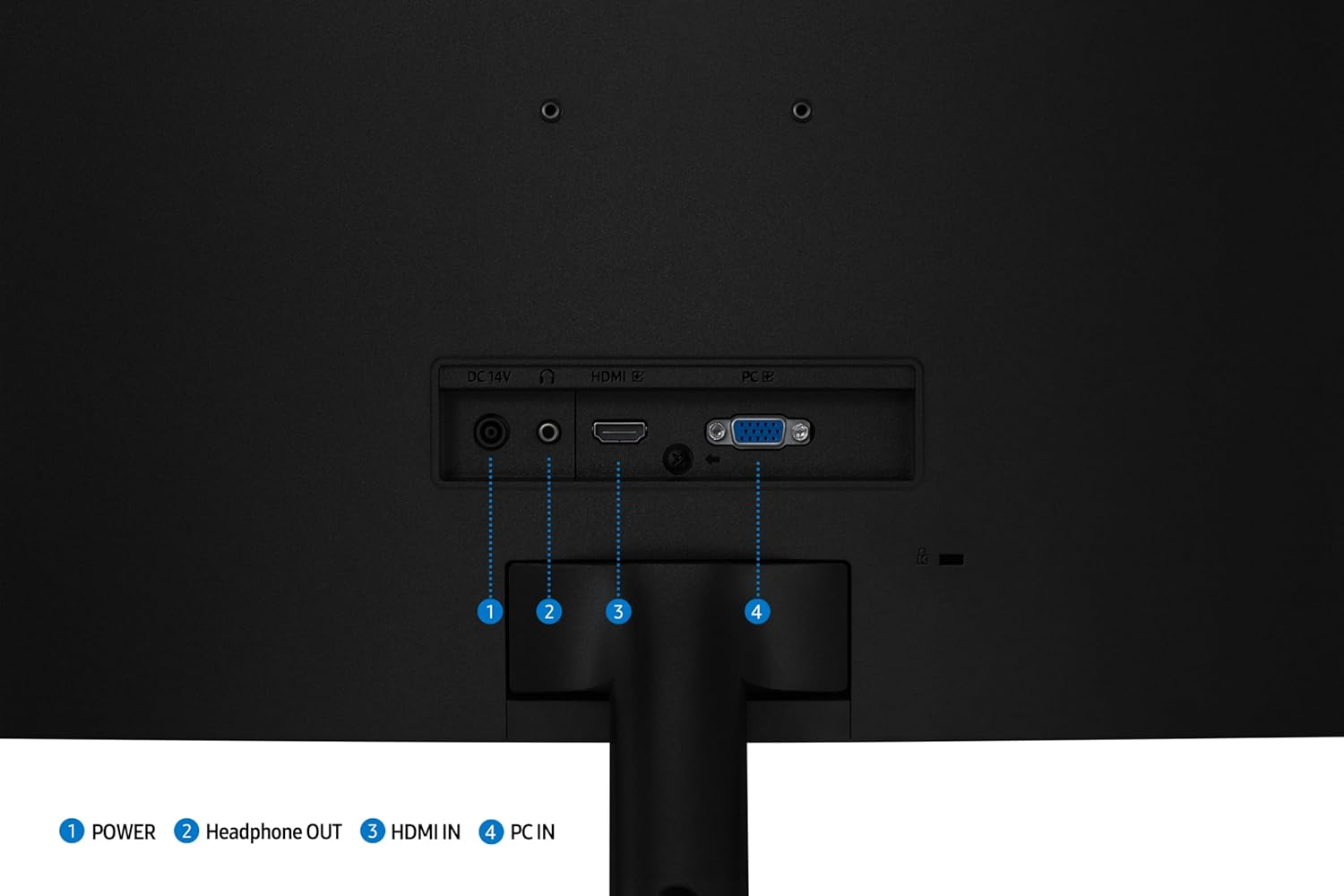 Samsung 32 Inch S39SD Curved Monitor| 1920X1080 HDMI| D-Sub| 100Hz| Eye Saver Mode| Built in Speakers image number 2