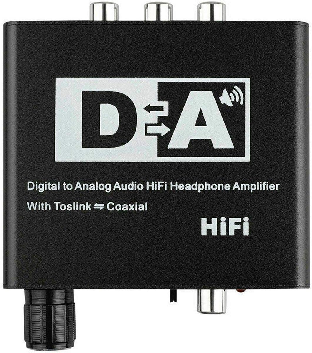 Lrocaoai 192Khz Digital Optical Coaxial Toslink to Analog RCA 3.5Mm Audio Hifi Converter with Spdif, 317940 image number 4