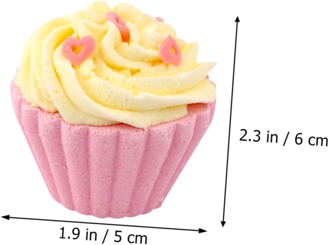 Gogogmee 6Pcs Spa Shower Bubble Cake Shape Bath Salts Natural Balls for Home Travel image number 5