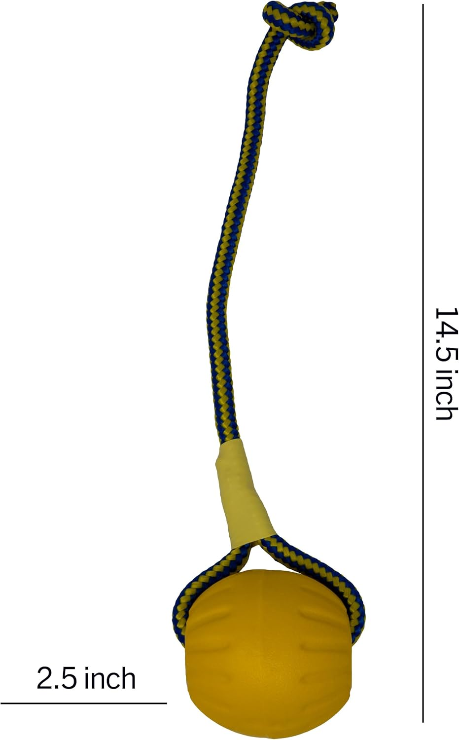 Starmark Swing and Fling Fetch Ball, Medium Yellow (Pack of 1) - Large image number 5