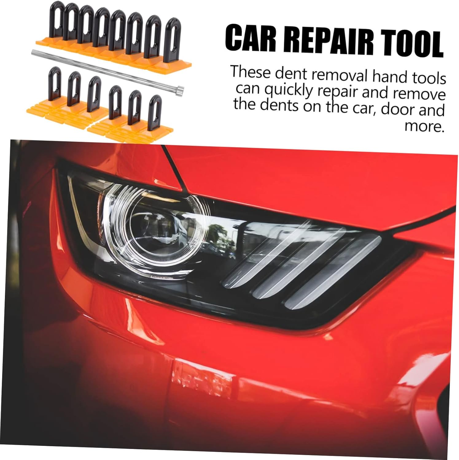 Ciieeo Repair Tool for Car Body Dent Removal Paintless Dent Puller Glue Tabs Equipment image number 2