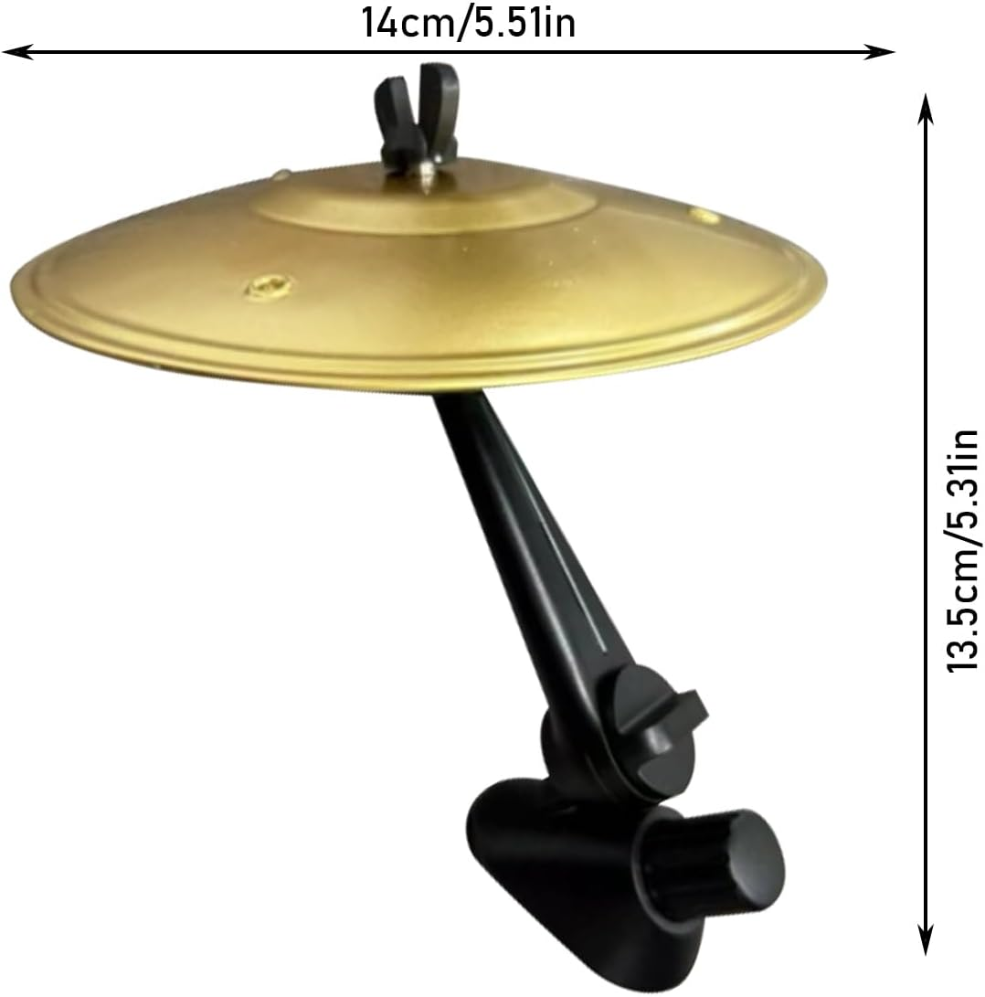 Car Crashs Cymbals, Car Crashs Cymbals Vent, Easy Clips-On Cymbals for Music Lovers, Make Your Driving More Fun, for All Types of Vehicles - Silver image number 4