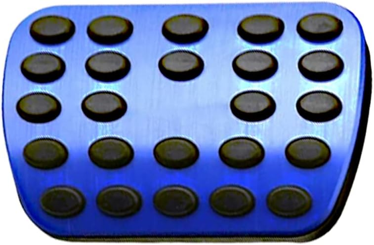 Anti-Slip Aluminum Brake Gas Pedal Pads, Auto No Drilling Accelerator Pedal Covers Foot Pedal Pads Kit, Compatible with Mercedes-Benz C E S GLC GLE GLS CLS Class W205 W213 X253 W167, Silver image number 1