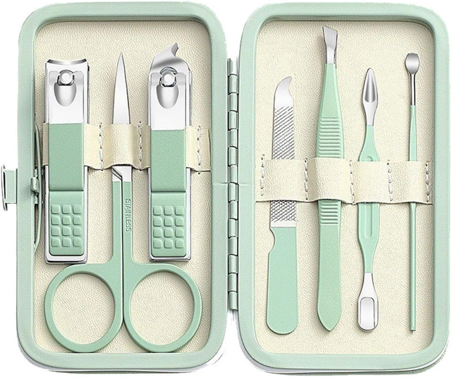 Xolixorium Manicure Set Complete Nail Clippers Kit with Travel Case Portable Manicure Tools and Nail Care Kit Ideal Gift for Men Women Friends and Family Nail Kit Collection image number 5