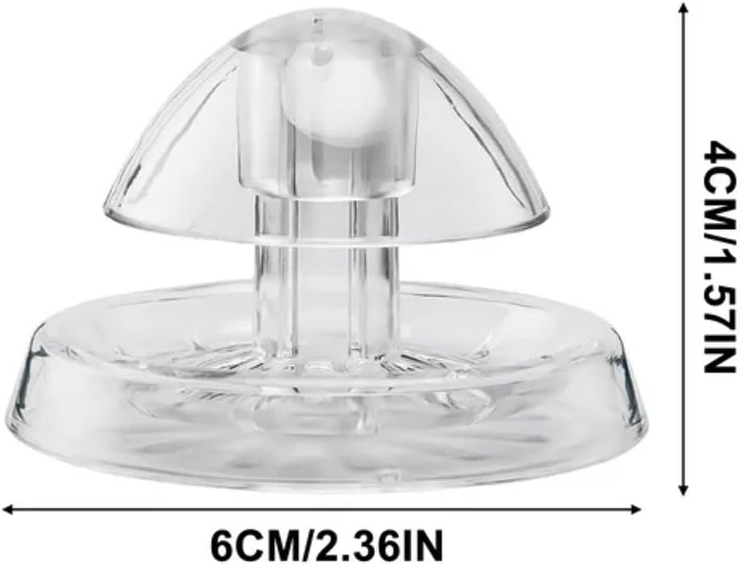 2-Pack Snail Trap, Planaria Trap,Transparent Catcher, Plastic Aquarium for Aquarium Fish Tank Planaria Leech Tiny Snail image number 3