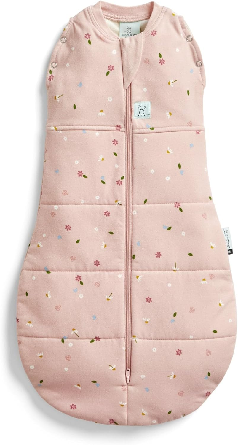 Ergopouch 3.5 Tog Cocoon Swaddle Bag for 3-6 Months Baby, Daisies image number 2